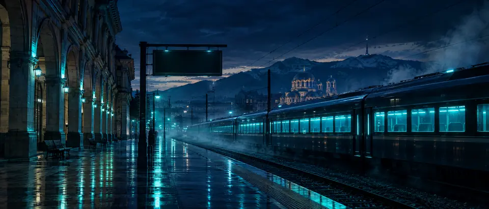 Night train at Platform 0